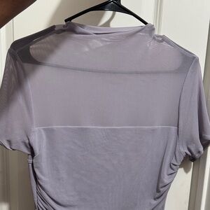 New W/o Tags- Elegant Sheer Lavender Bodysuit